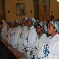 Professione perpetua SR. LUCIA G/ YOHANNES ABERASH, SR. BERNADET DEBEBE MESERET, SR. MIKELU YAYEH FELLEKECH,SR. MARISTELLA SAHLE MADAM.