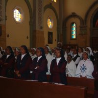 Professione perpetua SR. LUCIA G/ YOHANNES ABERASH, SR. BERNADET DEBEBE MESERET, SR. MIKELU YAYEH FELLEKECH,SR. MARISTELLA SAHLE MADAM.