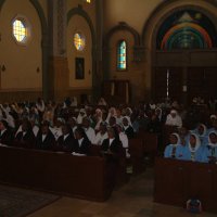 Professione perpetua SR. LUCIA G/ YOHANNES ABERASH, SR. BERNADET DEBEBE MESERET, SR. MIKELU YAYEH FELLEKECH,SR. MARISTELLA SAHLE MADAM.