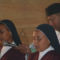 Professione perpetua SR. LUCIA G/ YOHANNES ABERASH, SR. BERNADET DEBEBE MESERET, SR. MIKELU YAYEH FELLEKECH,SR. MARISTELLA SAHLE MADAM.